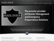 Tablet Screenshot of blackshieldps.com